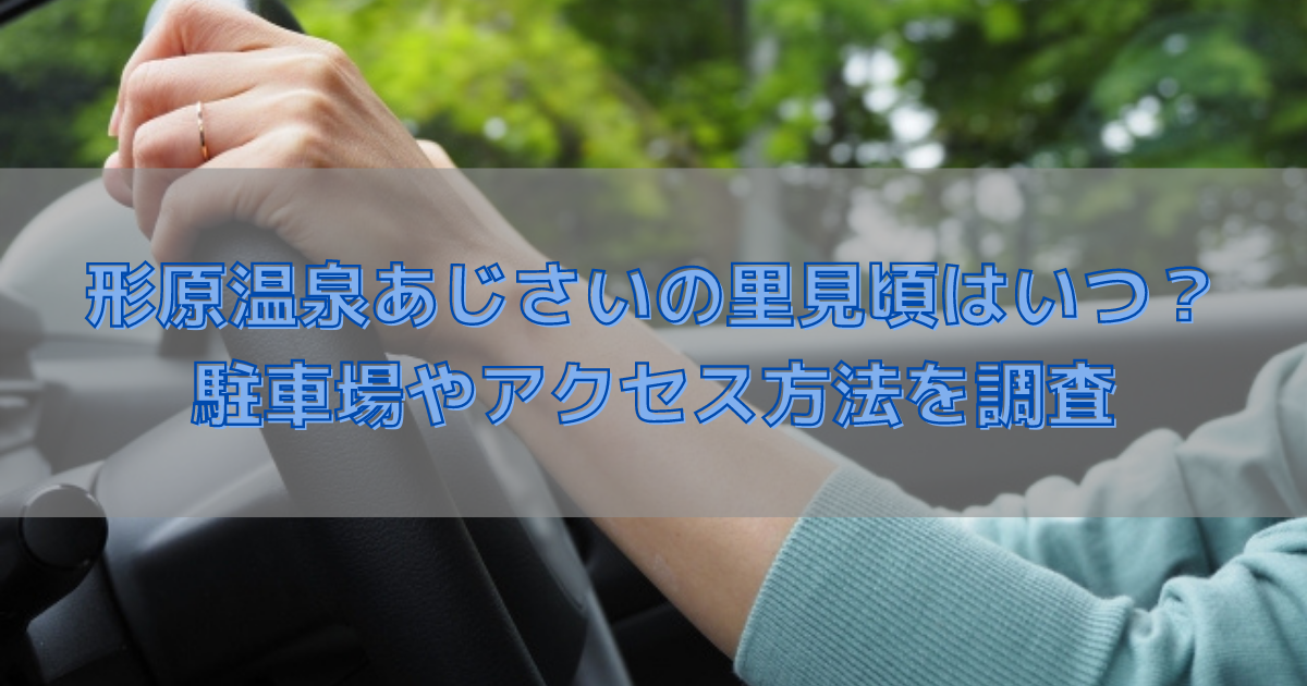 形原温泉あじさいの里 見頃